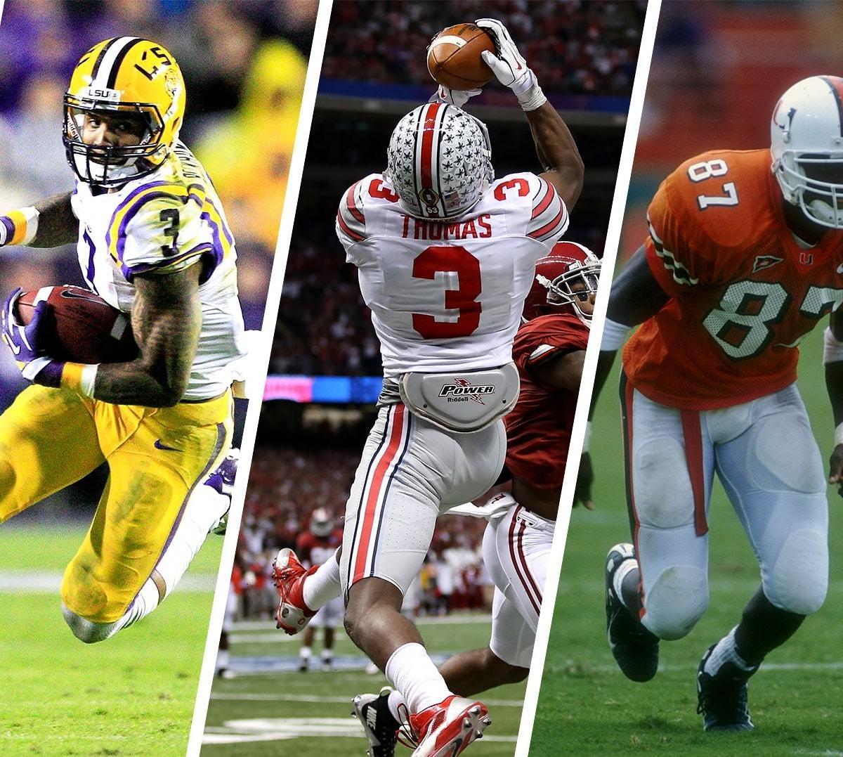 Position U Ranking The Top Wr Schools Of All Time Bleacher