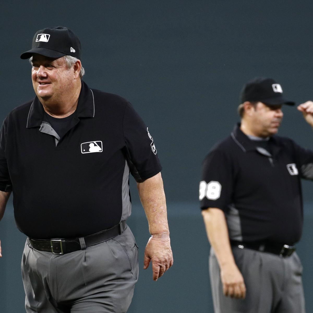 How Much Are MLB Umpires Paid?, News, Scores, Highlights, Stats, and  Rumors