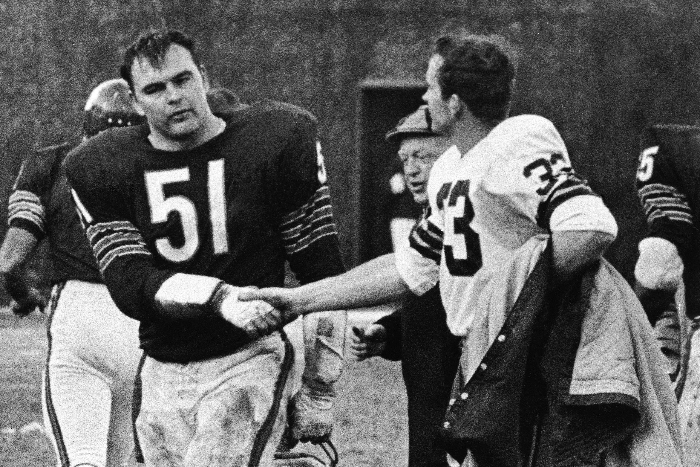 Sid Luckman Chicago Bears Throwback Football Jersey – Best Sports Jerseys