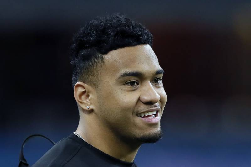 FILE - In this Feb. 27, 2020, file photo, Alabama quarterback Tua Tagovailoa watches a drill at the NFL football scouting combine in Indianapolis. Tagovailoa is a likely first round pick in the NFL Draft Thursday, April 23, 2020.  (AP Photo/Charlie Neibergall, File)