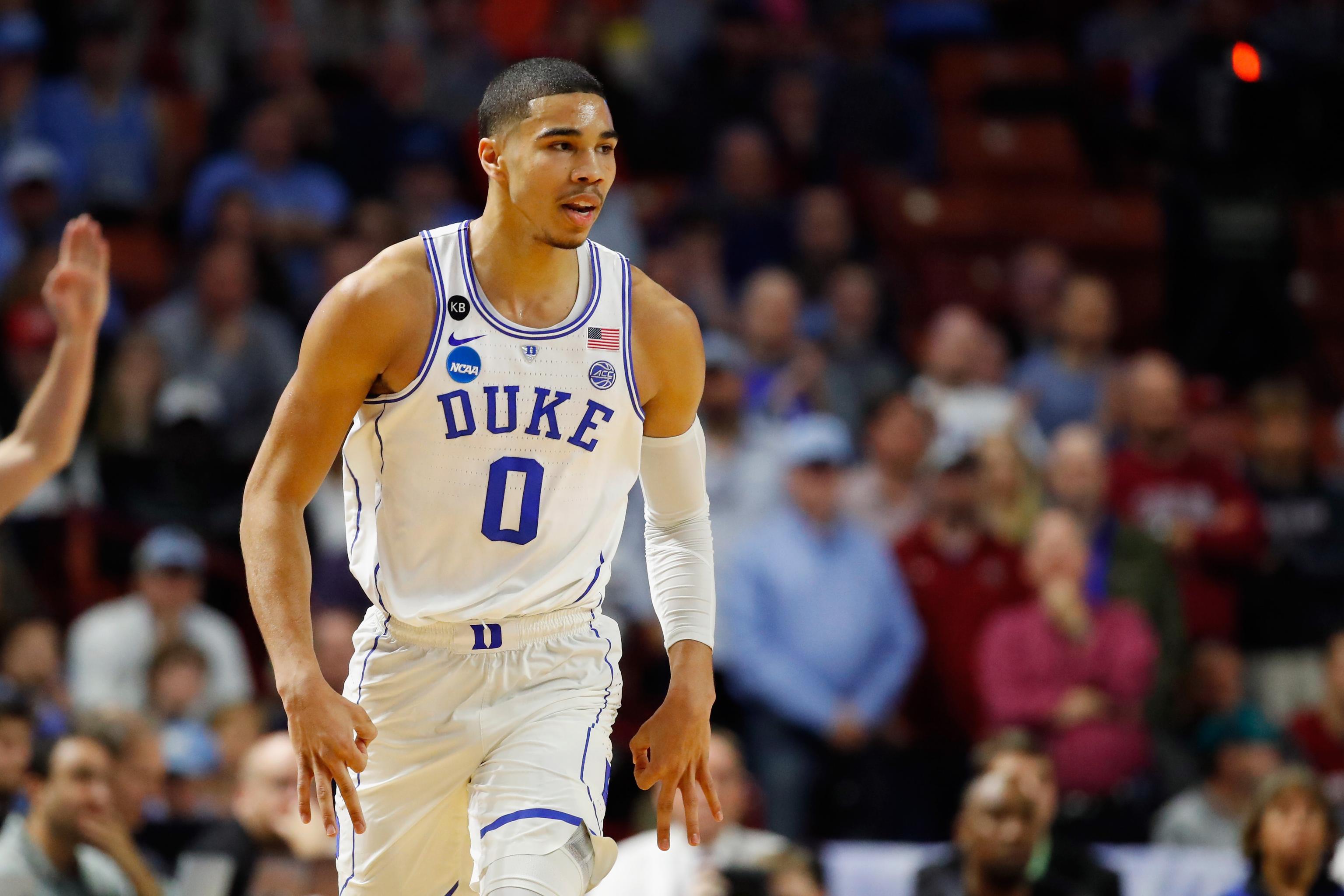 Duke signee Jayson Tatum puts on a show after receiving Jordan