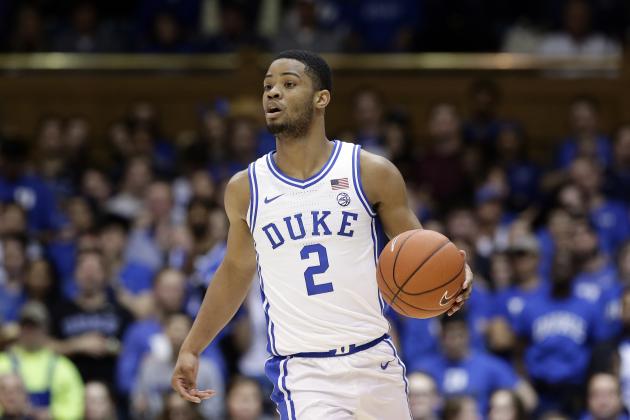 Duke guard Cassius Stanley (2) dribbles against Virginia Tech during the second half of an NCAA college basketball game in Durham, N.C., Saturday, Feb. 22, 2020. (AP Photo/Gerry Broome)