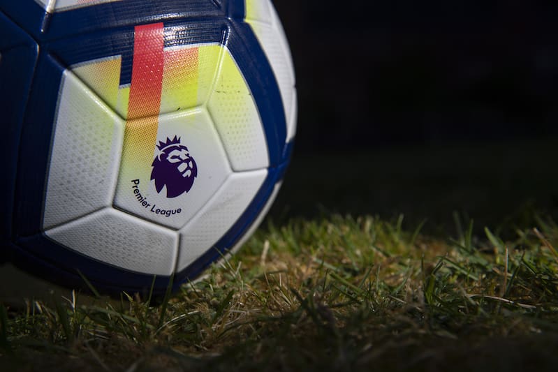 MANCHESTER, ENGLAND - MAY 06: The official Nike Premier League match ball displayed on May 6, 2020 in Manchester, England (Photo by Visionhaus)