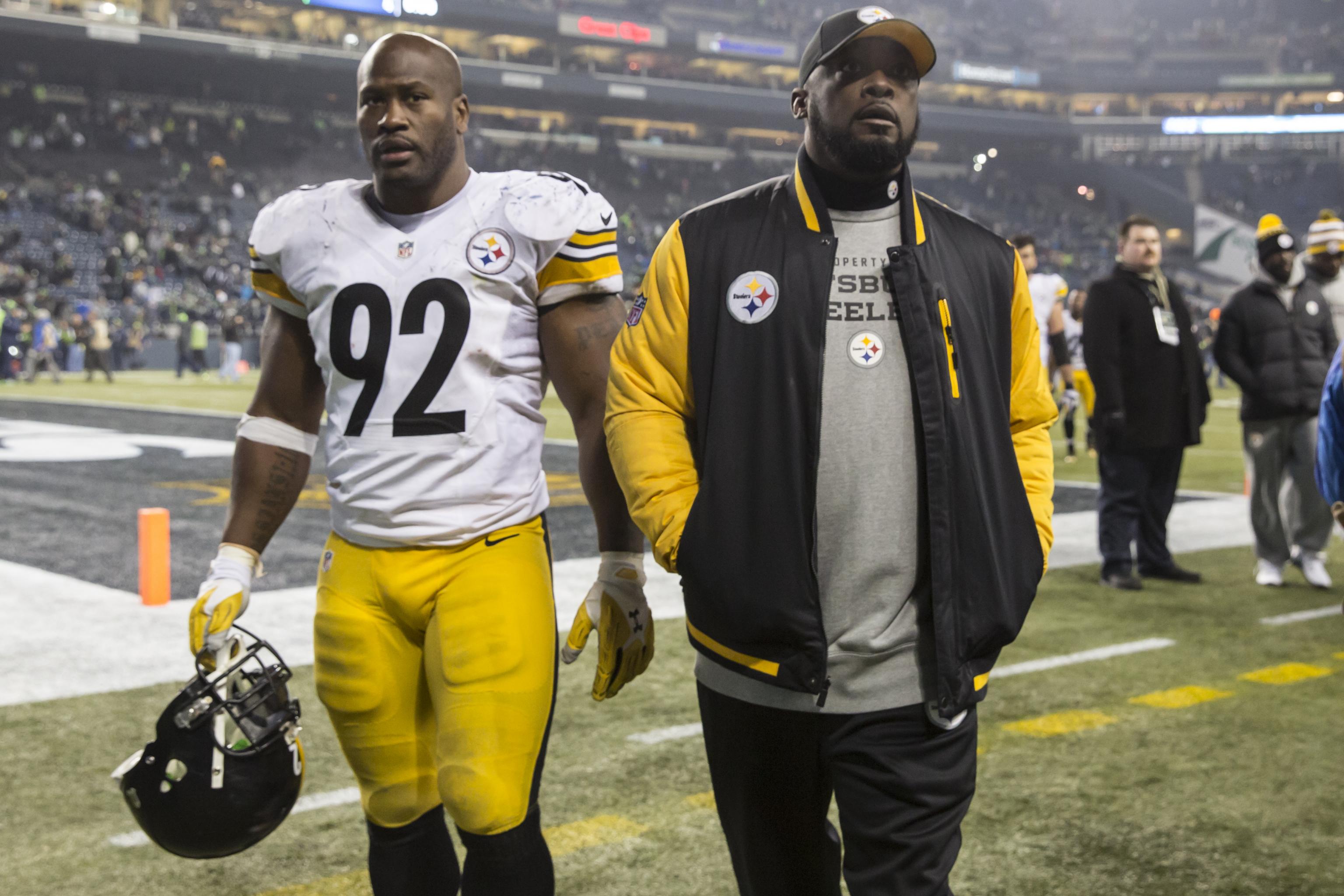 Steelers Respond To James Harrison's Claim About Tomlin