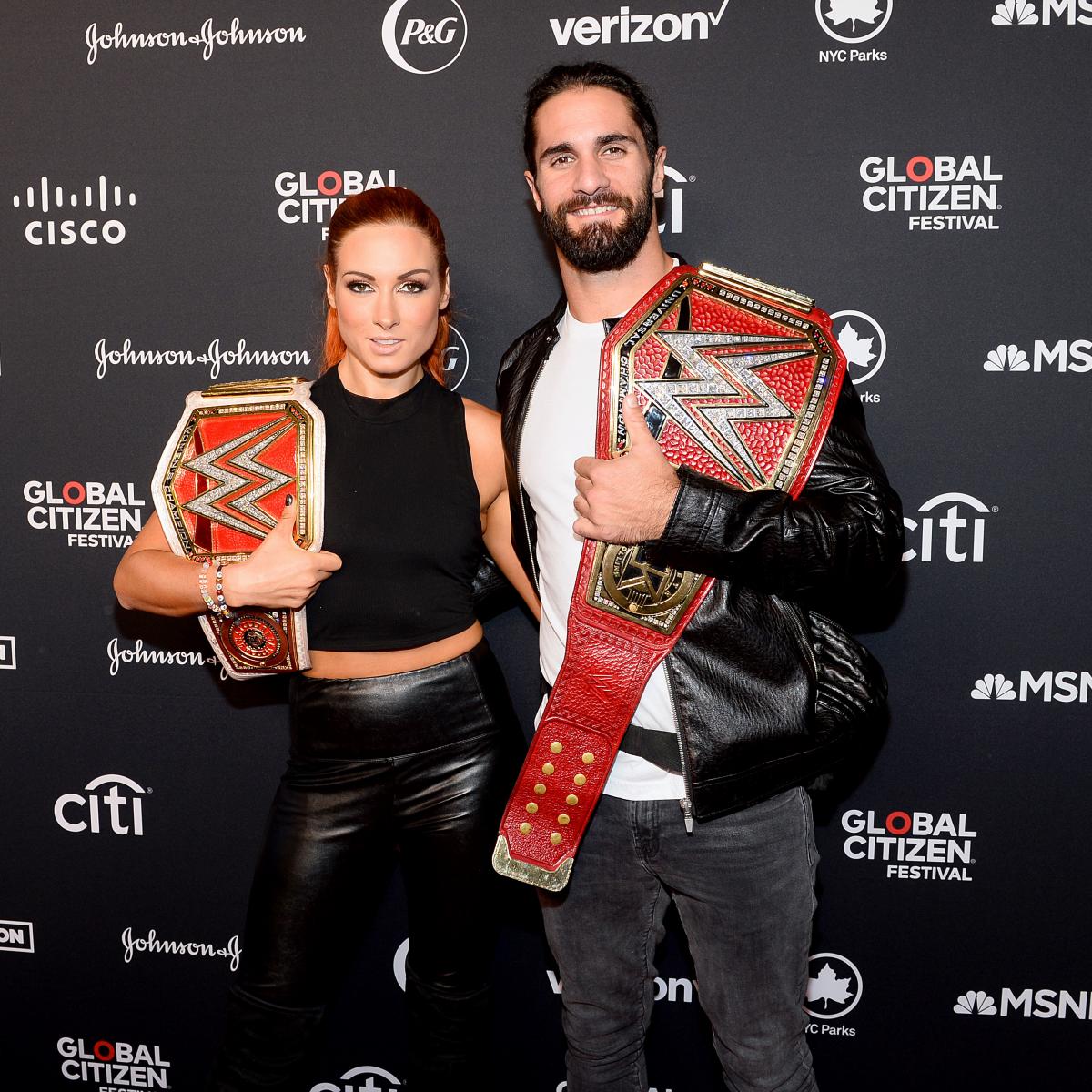 WWE's Seth Rollins Shares Photo of Moment He Learned of Becky Lynch's ...