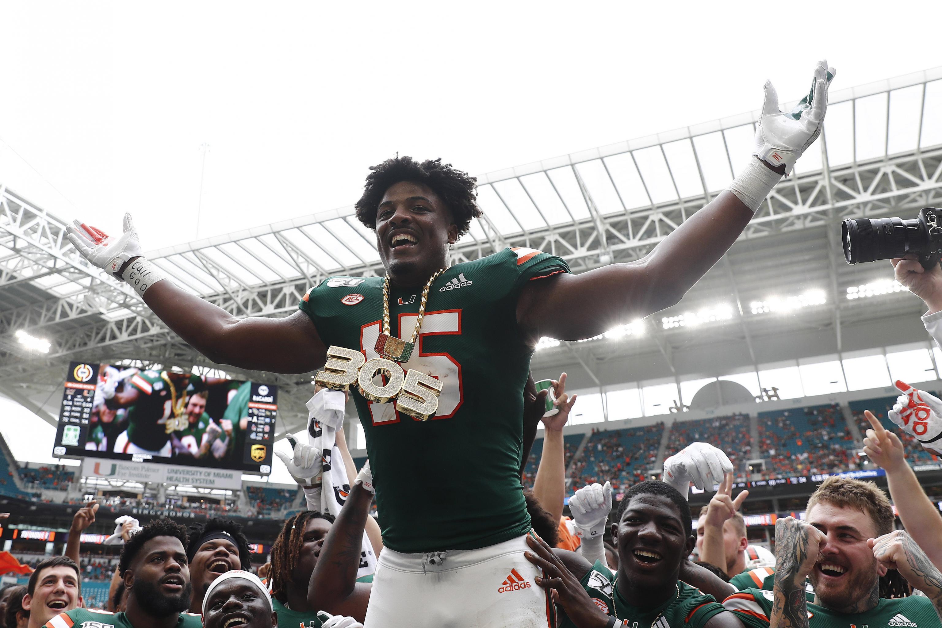 Miami DL Greg Rousseau  NFL Draft Focus With Pro Football Focus