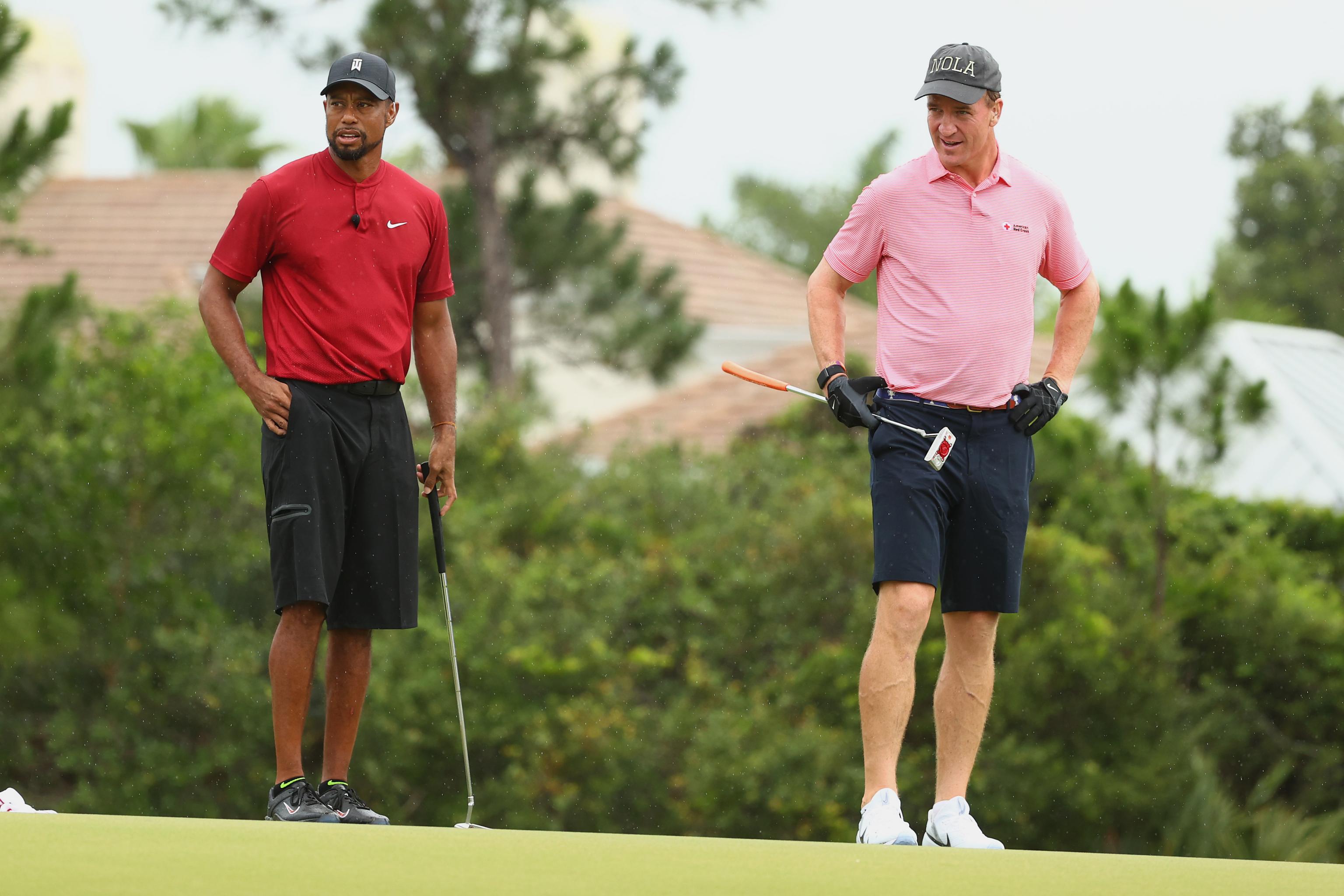 Tiger Woods & Peyton Manning vs. Phil Mickelson & Tom Brady (FULL RECAP)