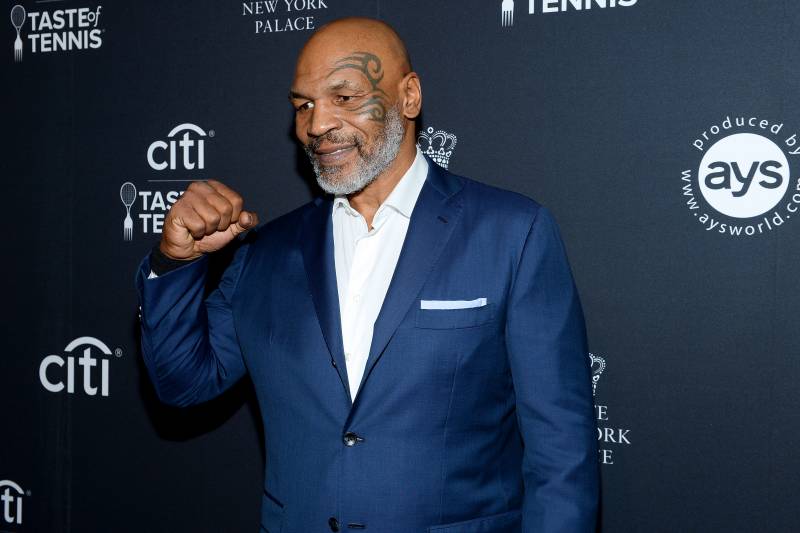 NEW YORK, NEW YORK - AUGUST 22: Mike Tyson attends the Citi Taste Of Tennis on August 22, 2019 in New York City. (Photo by Noam Galai/Getty Images for AYS Sports Marketing)