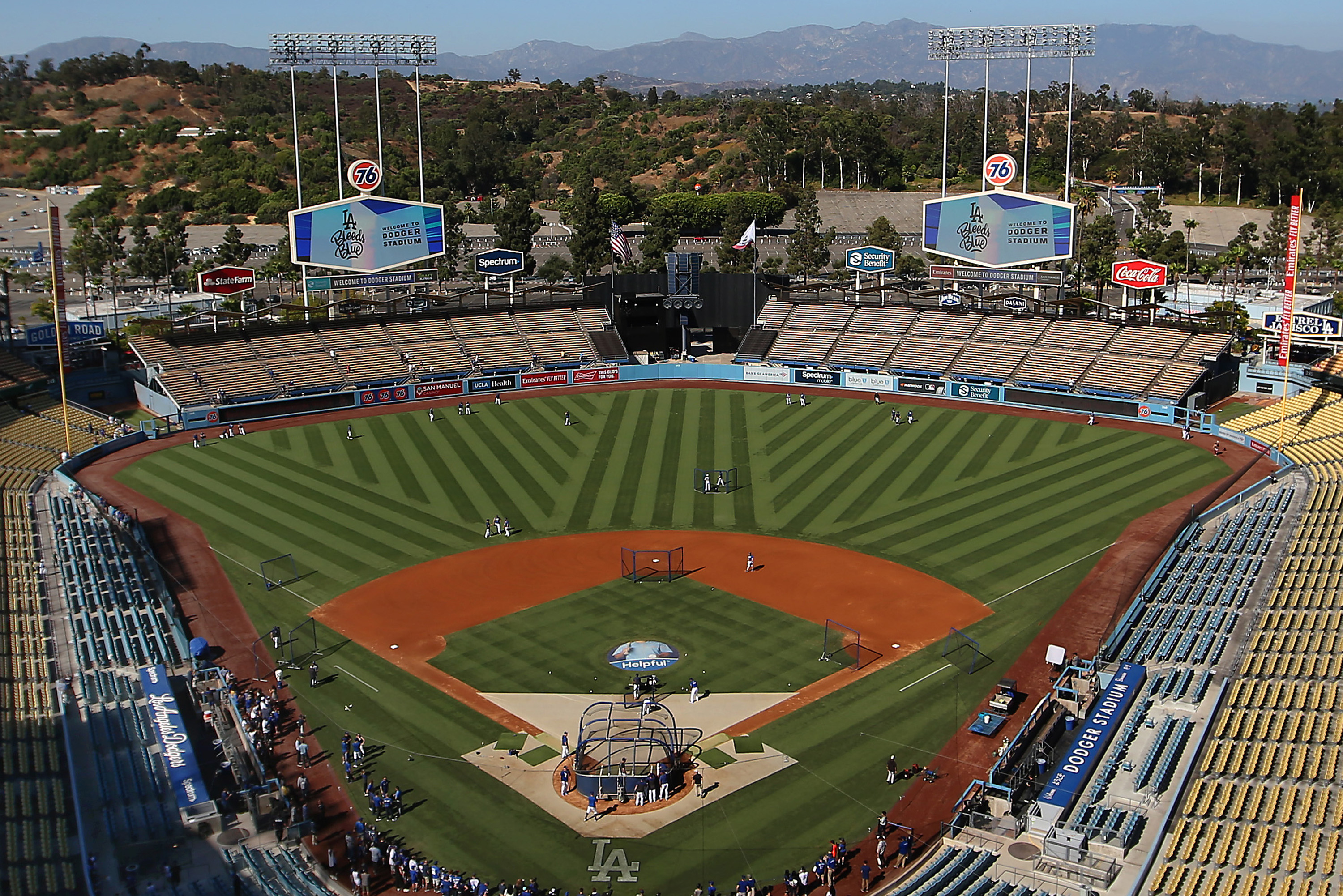 Fan Builds Mini Dodger Stadium In Backyard Includes Retired Numbers More Bleacher Report Latest News Videos And Highlights