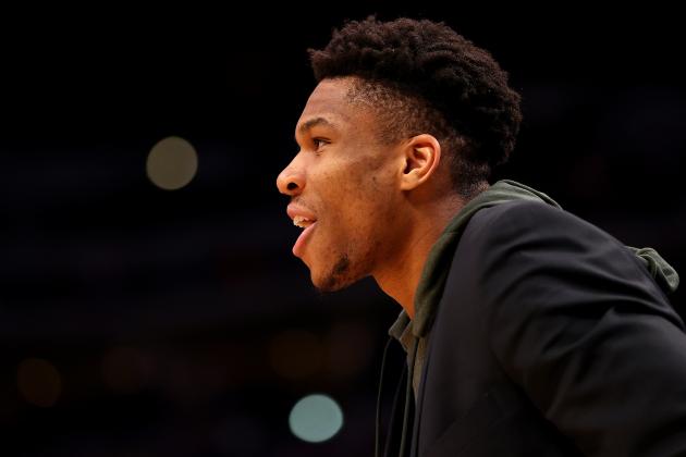 DENVER, CO - MARCH 09: Giannis Antetokounmpo #34 of the Milwaukee Bucks reacts to a dunk against the Denver Nuggets at Pepsi Center on March 9, 2020 in Denver, Colorado. NOTE TO USER: User expressly acknowledges and agrees that, by downloading and/or using this photograph, user is consenting to the terms and conditions of the Getty Images License Agreement (Photo by Jamie Schwaberow/Getty Images)