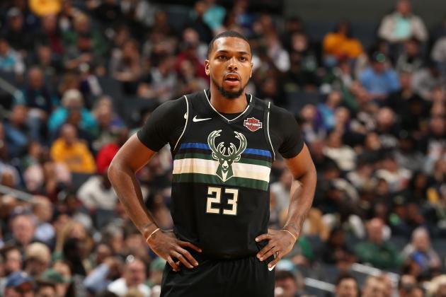 CHARLOTTE, NC - MARCH 1: Sterling Brown #23 of the Milwaukee Bucks looks on during the game against the Charlotte Hornets on March 1, 2020 at Spectrum Center in Charlotte, North Carolina. NOTE TO USER: User expressly acknowledges and agrees that, by downloading and or using this photograph, User is consenting to the terms and conditions of the Getty Images License Agreement. Mandatory Copyright Notice: Copyright 2020 NBAE (Photo by Kent Smith/NBAE via Getty Images)