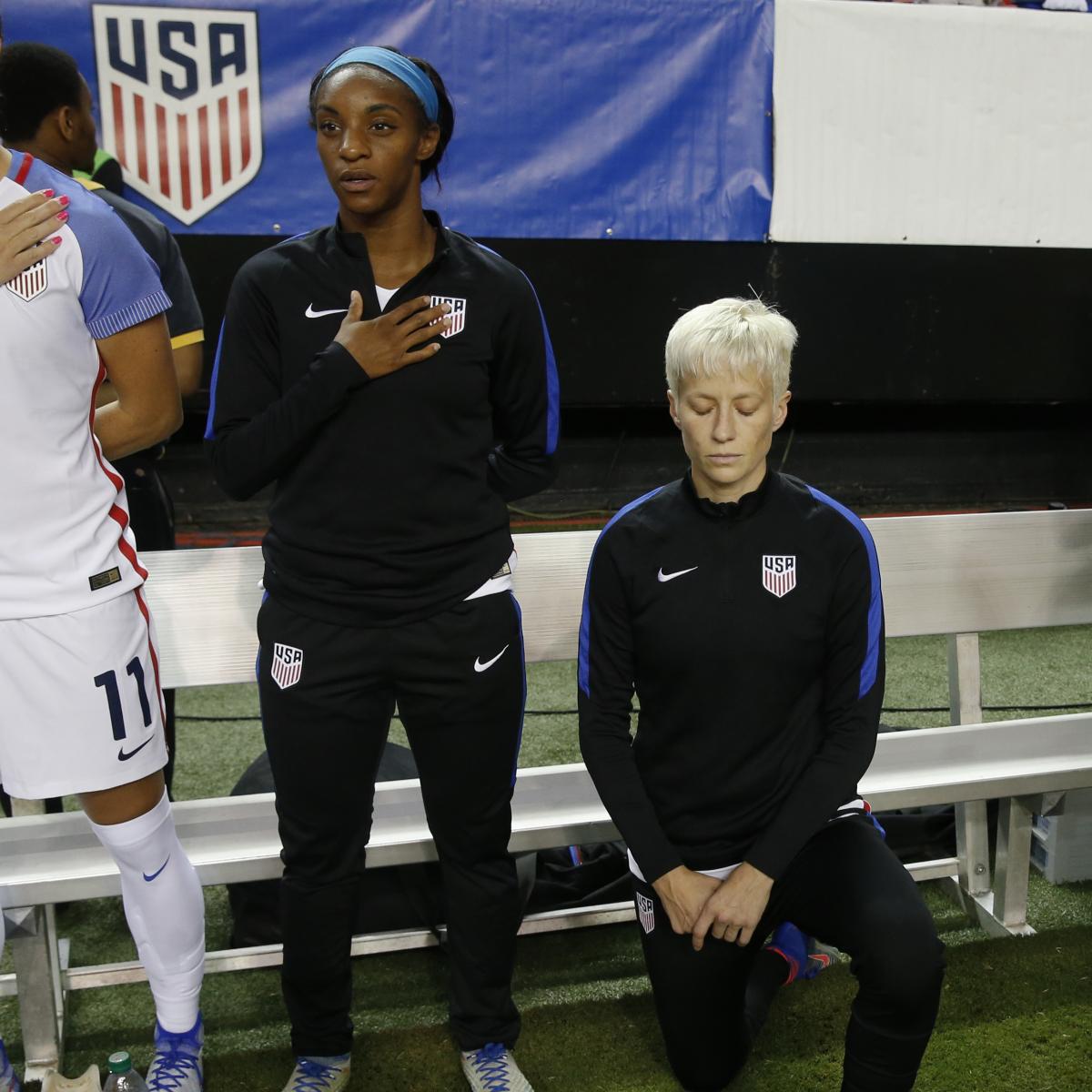 Usa Womens Soccer Team Demands Repeal Of Ban On Kneeling During Anthem News Scores