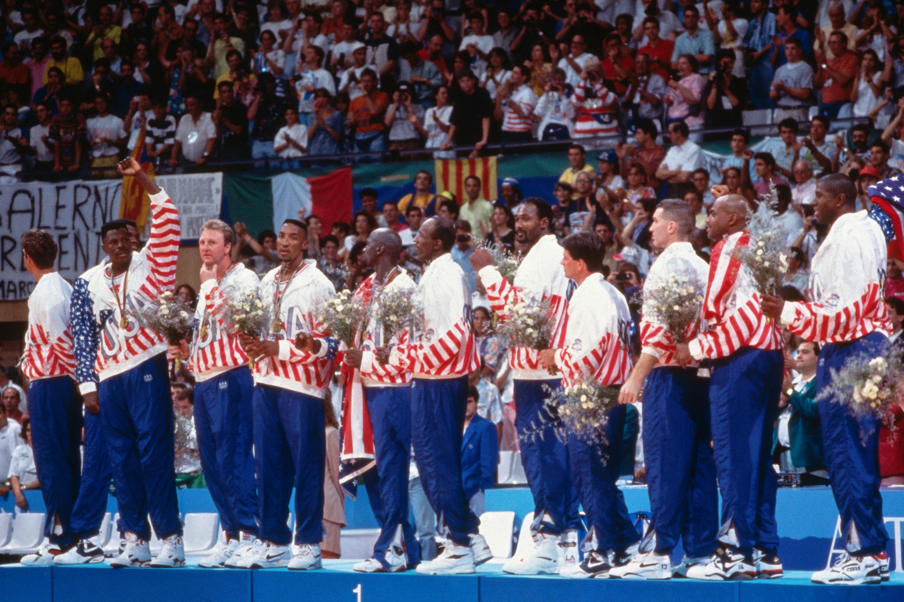 MICHAEL JORDAN Signed & Inscribed Nike 1992 Olympic Basketball
