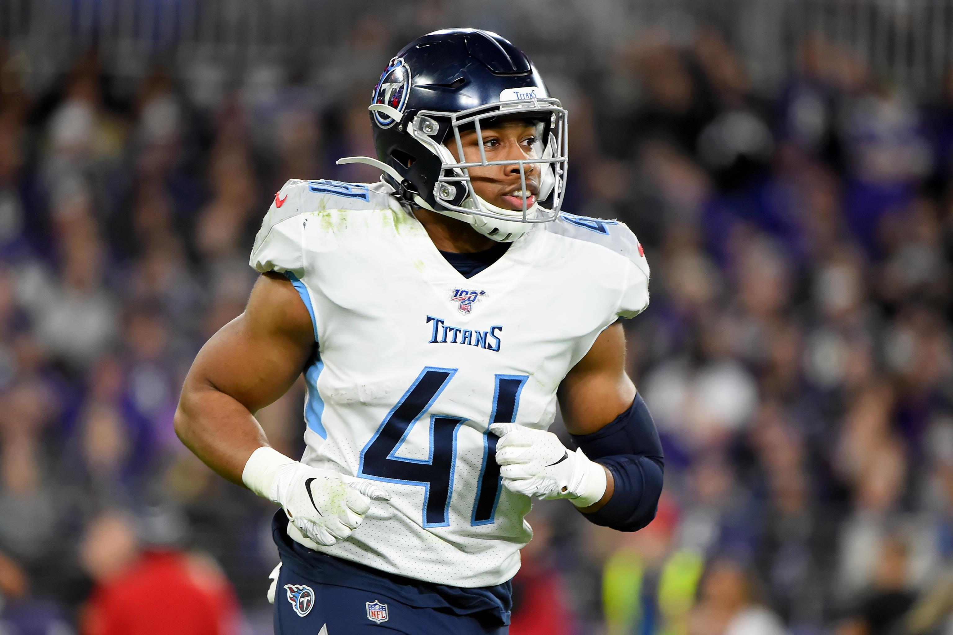 Tennessee Titans running back Khari Blasingame (41) plays against the Tennessee  Titans during an NFL football game Sunday, Aug. 29, 2021, in Nashville, Tenn.  (AP Photo/John Amis Stock Photo - Alamy