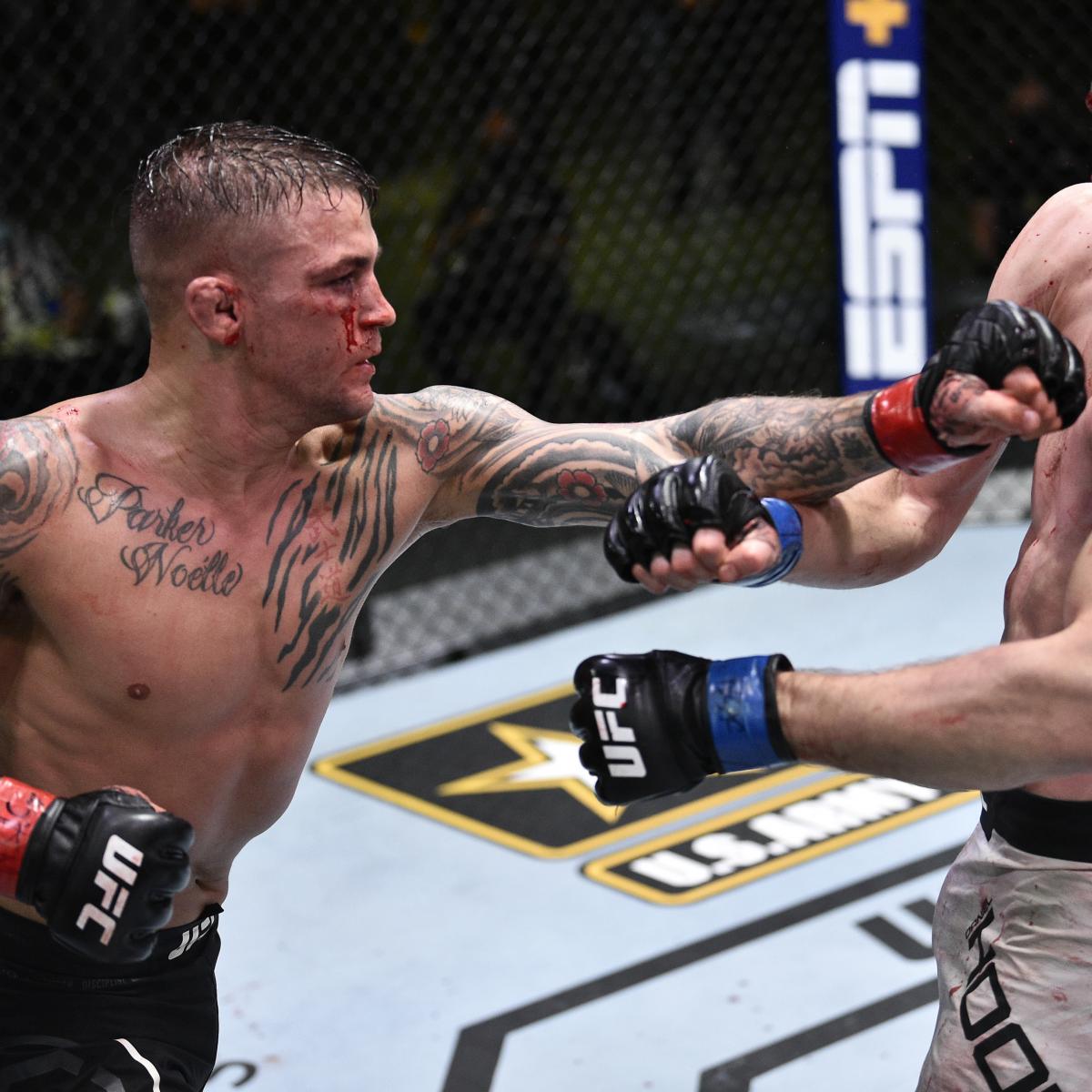 Dustin Poirier, Dan Hooker and All Payout Bonuses from UFC on ESPN 12 Card, News, Scores, Highlights, Stats, and Rumors