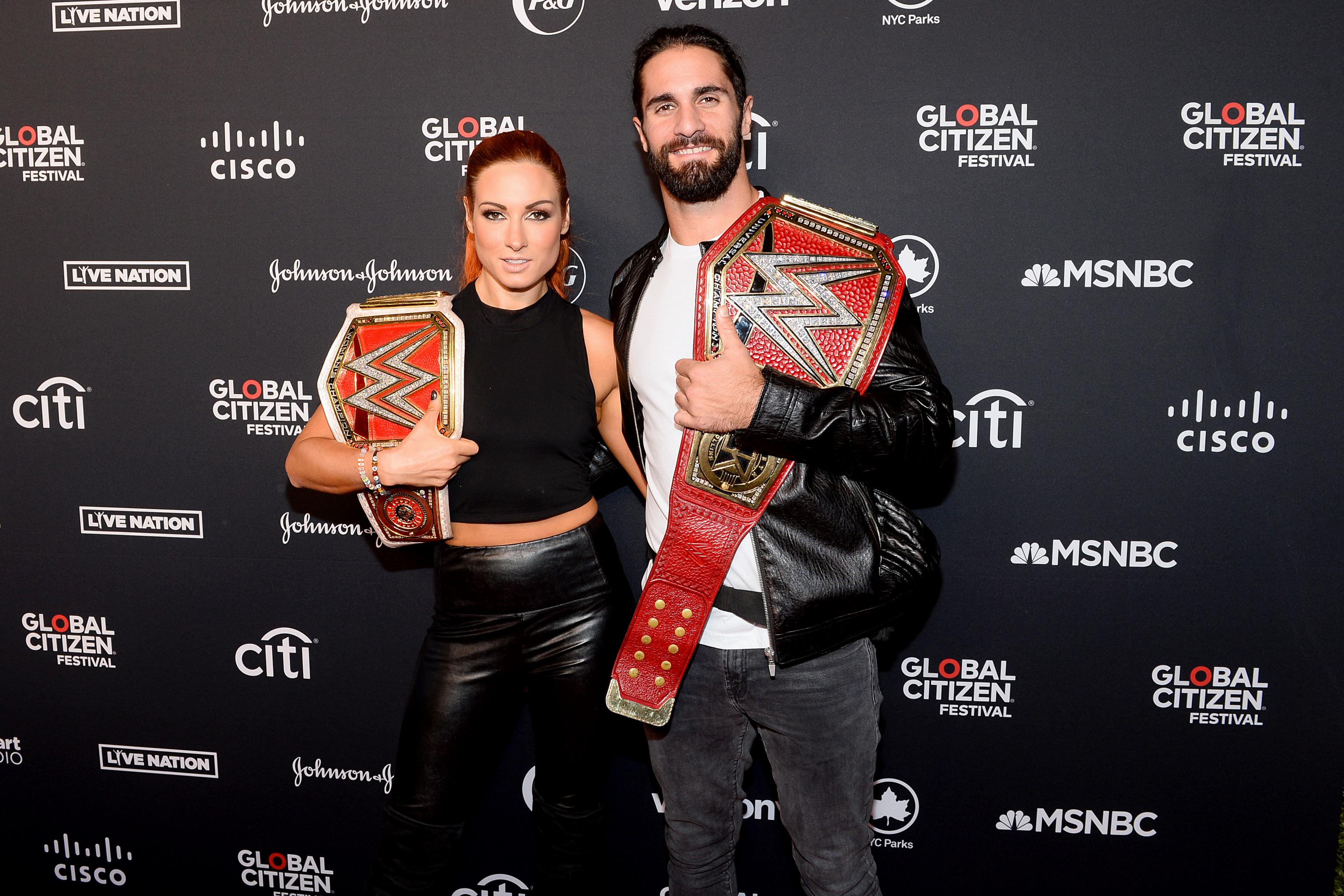 Becky Lynch Marries Seth Rollins after Turning Mother of Baby Girl