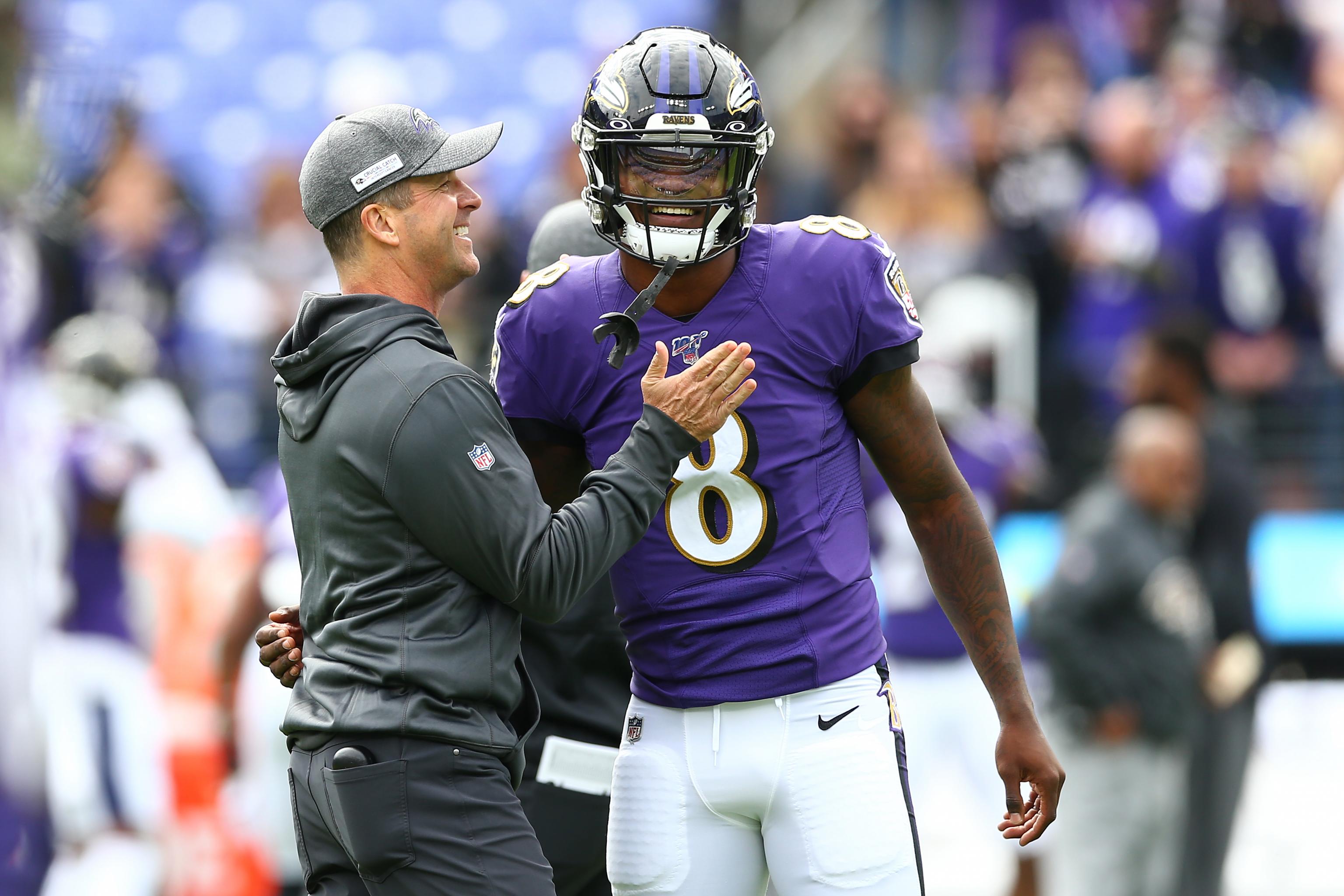 Lamar Jackson on Harbaugh: We Both Don't Take Any Crap ... That's Why I  Love Him | News, Scores, Highlights, Stats, and Rumors | Bleacher Report