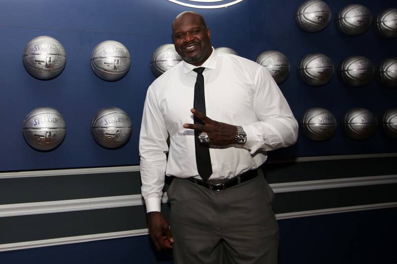 CHICAGO, ILLINOIS - FEBRUARY 14: NBA legend Shaquille O’Neal attends The American Express Experience at NBA All-Star Weekend 2020 on February 14, 2020 in Chicago, Illinois. (Photo by Barry Brecheisen/Getty Images for American Express)