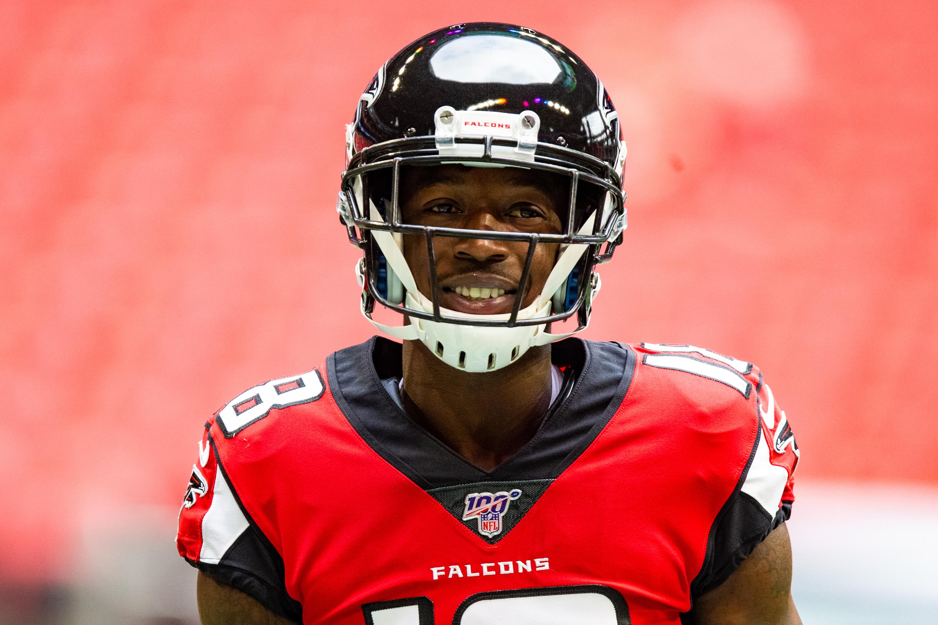 Falcons' Ridley suffered ankle injury vs. Panthers, X-rays