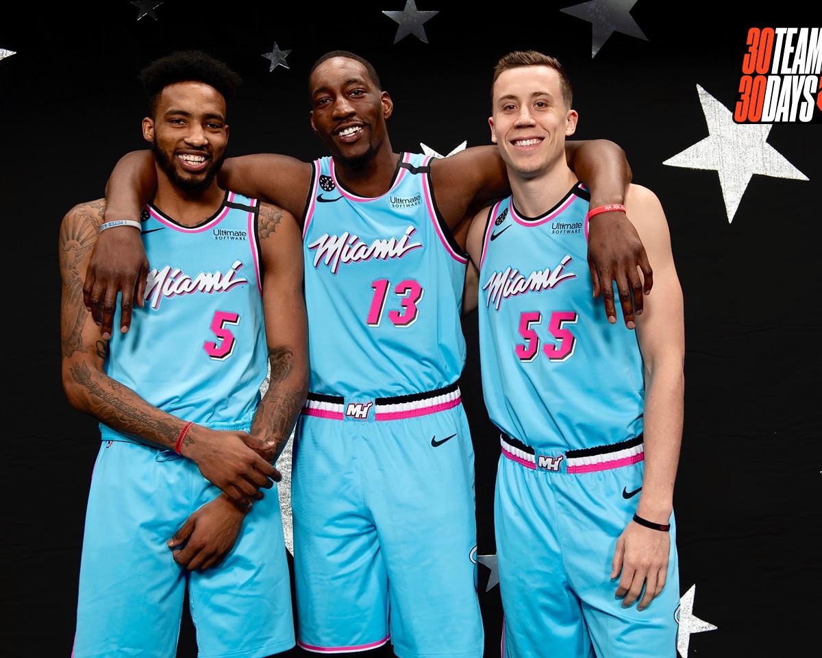 Miami Heat show off new 'Vice' uniforms, and just what the heck is