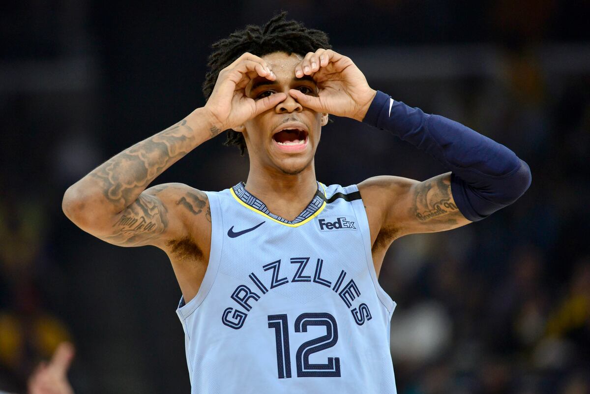 Grizzlies Ja Morant On NBA s Snitch Line I Ain t Saying Nothing 