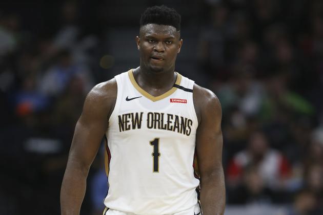 New Orleans Pelicans' Zion Williamson in the second half of an NBA basketball game against the Minnesota Timberwolves, Sunday, March 8, 2020, in Minneapolis. The Pelicans won 120-107. (AP Photo/Stacy Bengs)