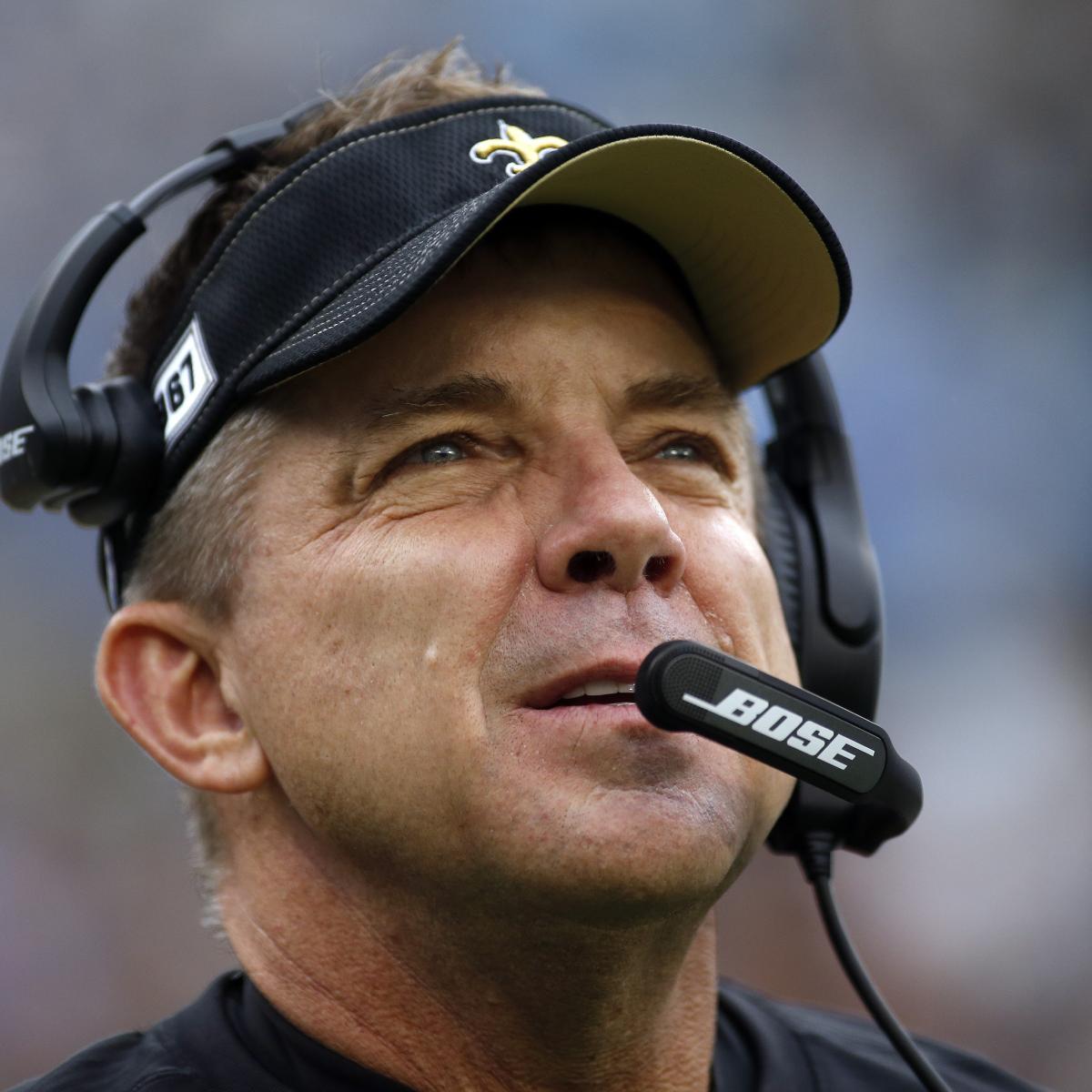 Saints' Sean Payton Talks NFL Adding LED Goalposts and More Technology