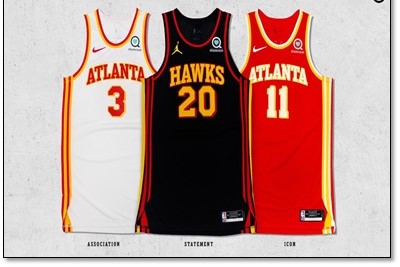 Atlanta Hawks Trae Young 11 Black And Red Jersey Inspired Style