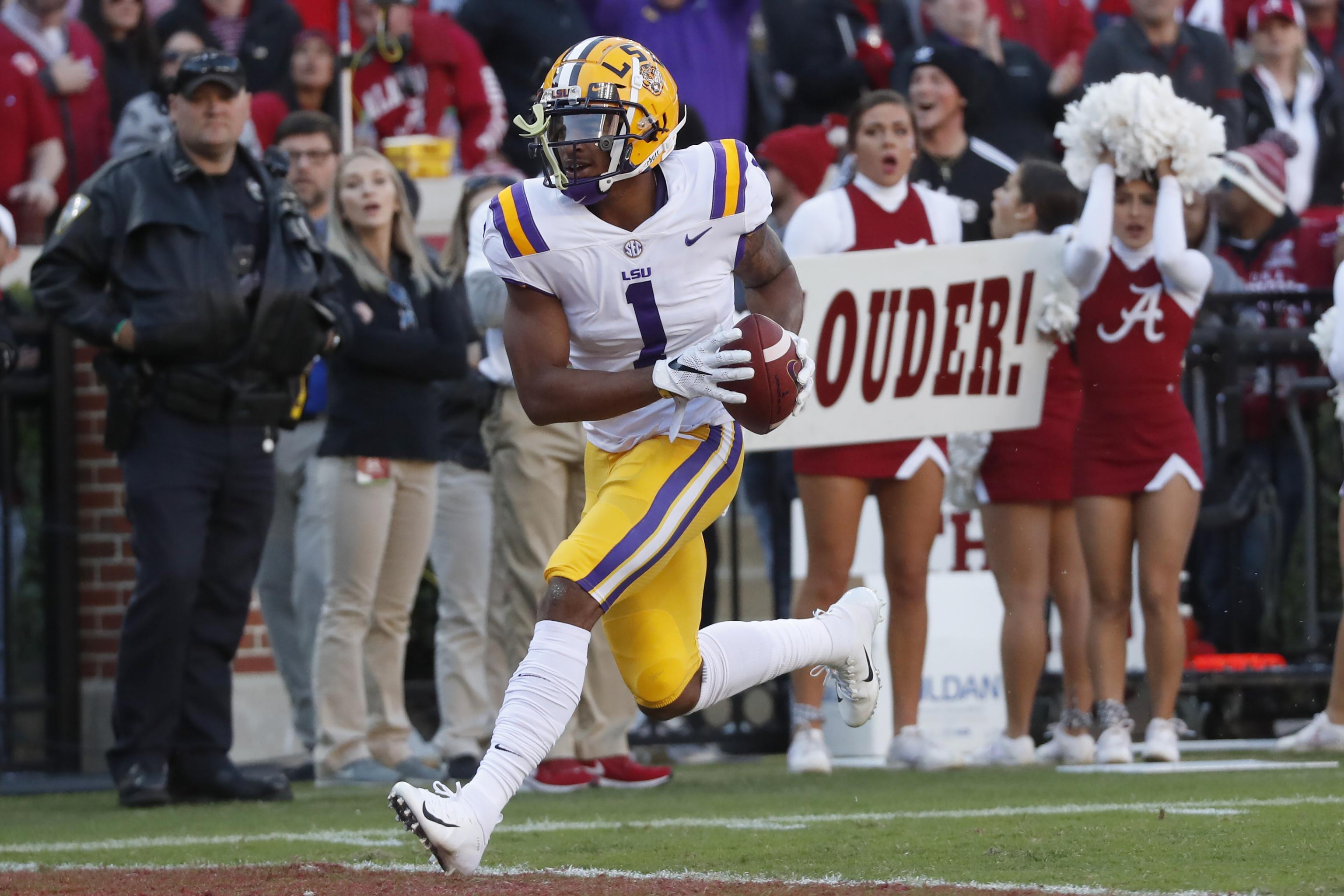 Ja'Marr Chase delivers a scorching 40-time in LSU Pro Day