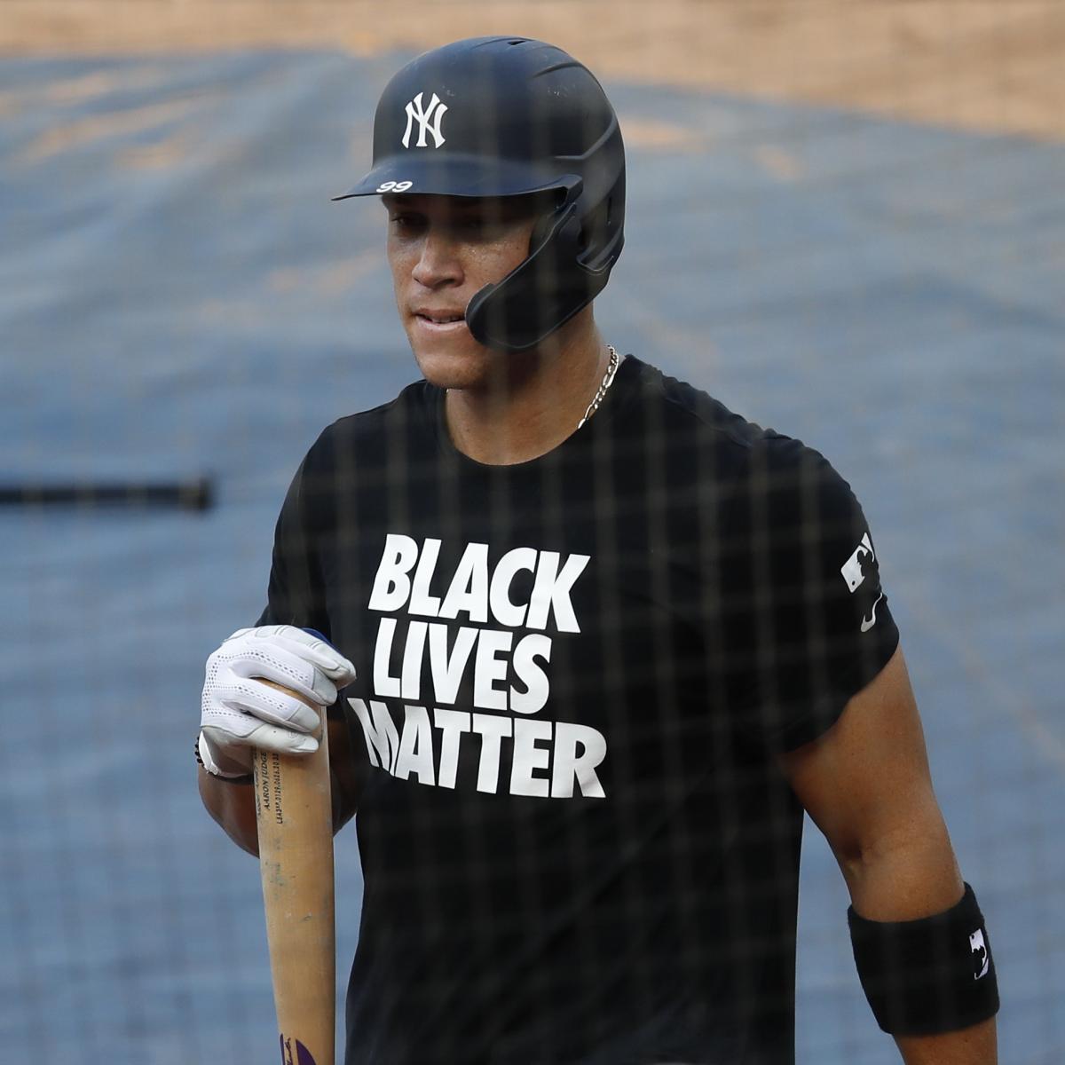 Aaron Judge on Yankees Wearing BLM Shirts, Kneeling: We're Together on This thumbnail