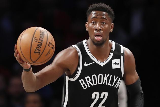 Brooklyn Nets guard Caris LeVert (22) takes the ball up court during the first quarter of an NBA basketball game against the Memphis Grizzlies, Wednesday, March 4, 2020, in New York. (AP Photo/Kathy Willens)
