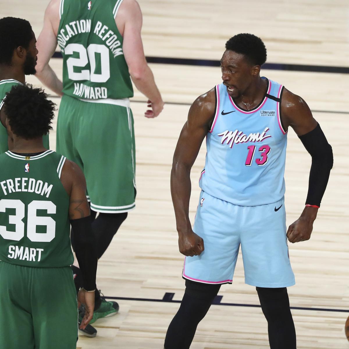 Bam Adebayo Heat Beat Kemba Walker Celtics As Jimmy Butler Sits With Injury Football Addict