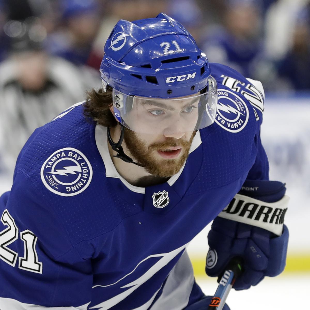 Brayden Point Tampa Bay Lightning F Brayden Point Out 46 Weeks With