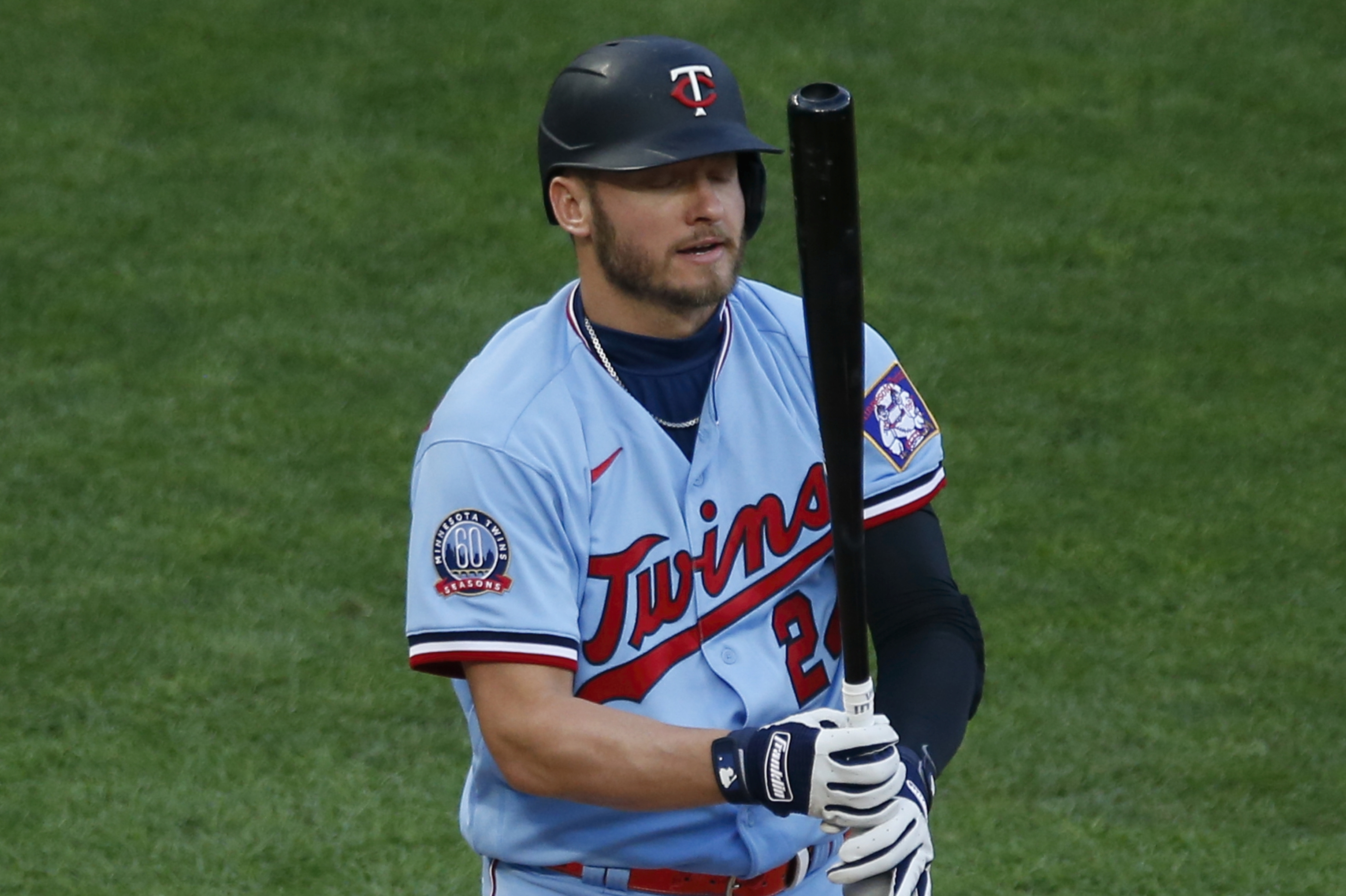 Josh Donaldson (calf) not on Minnesota Twins' roster for AL Wild