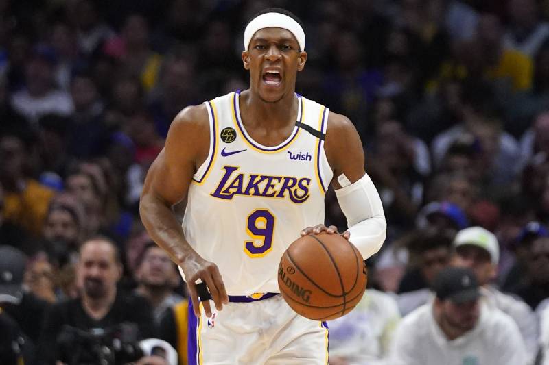 Rajon Rondo Joins Lakers on NBA Campus Following Hand Injury ...
