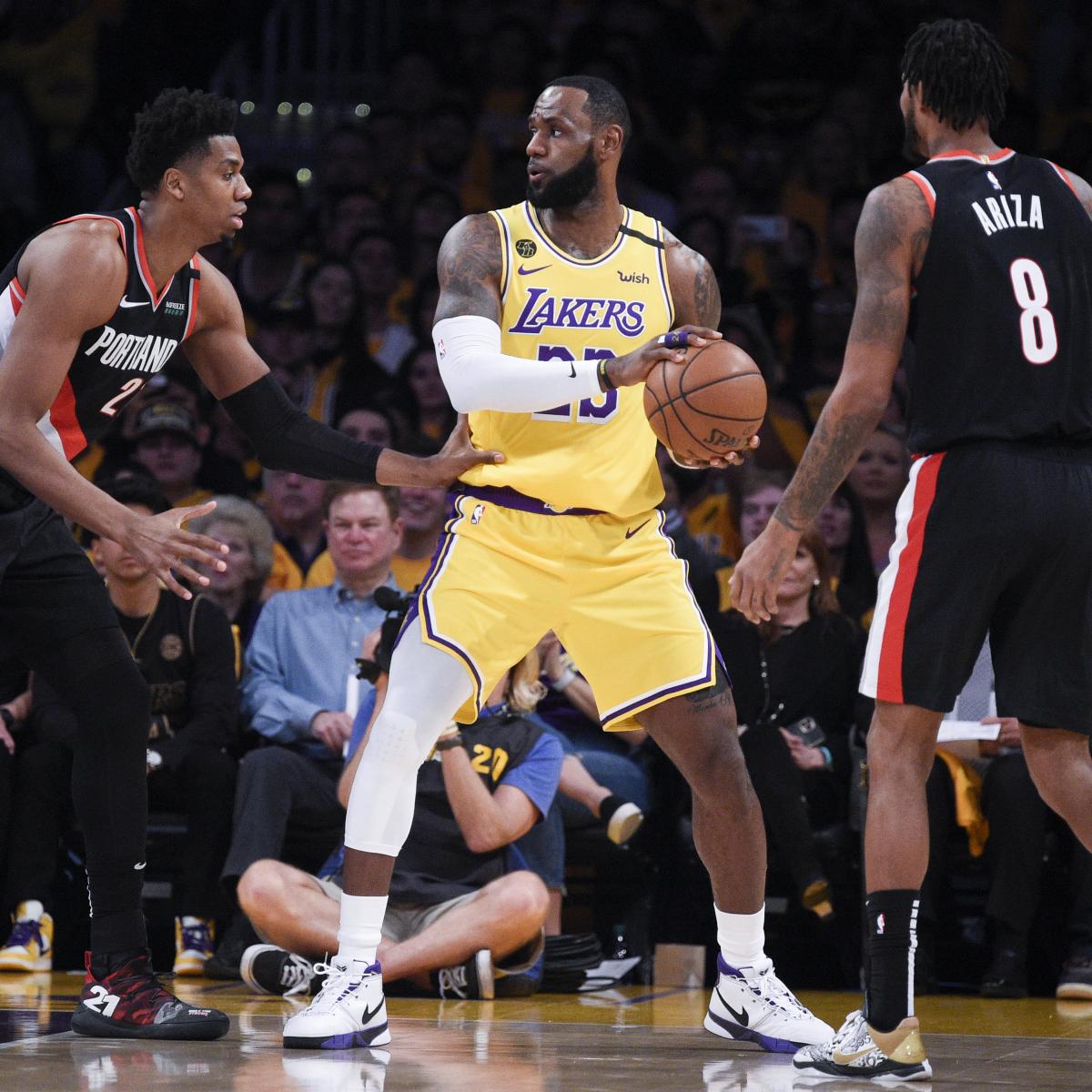 Lakers' Lebron James Says Blazers 'Not Your Typical 8Th Seed' Ahead Of ...