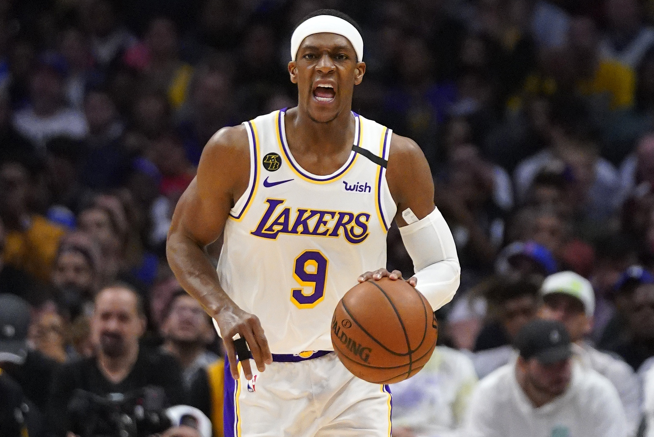 Lakers News Rajon Rondo Cleared From Thumb Injury Unlikely To Play In Game 1 Bleacher Report Latest News Videos And Highlights