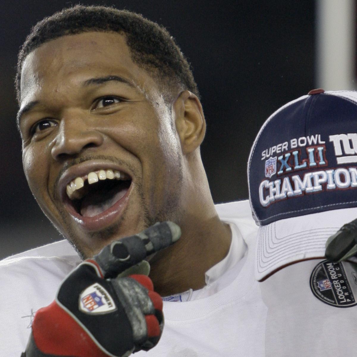 Michael Strahan's Game-Worn Giants Super Bowl XLII Jersey to Be Auctioned | Bleacher Report ...