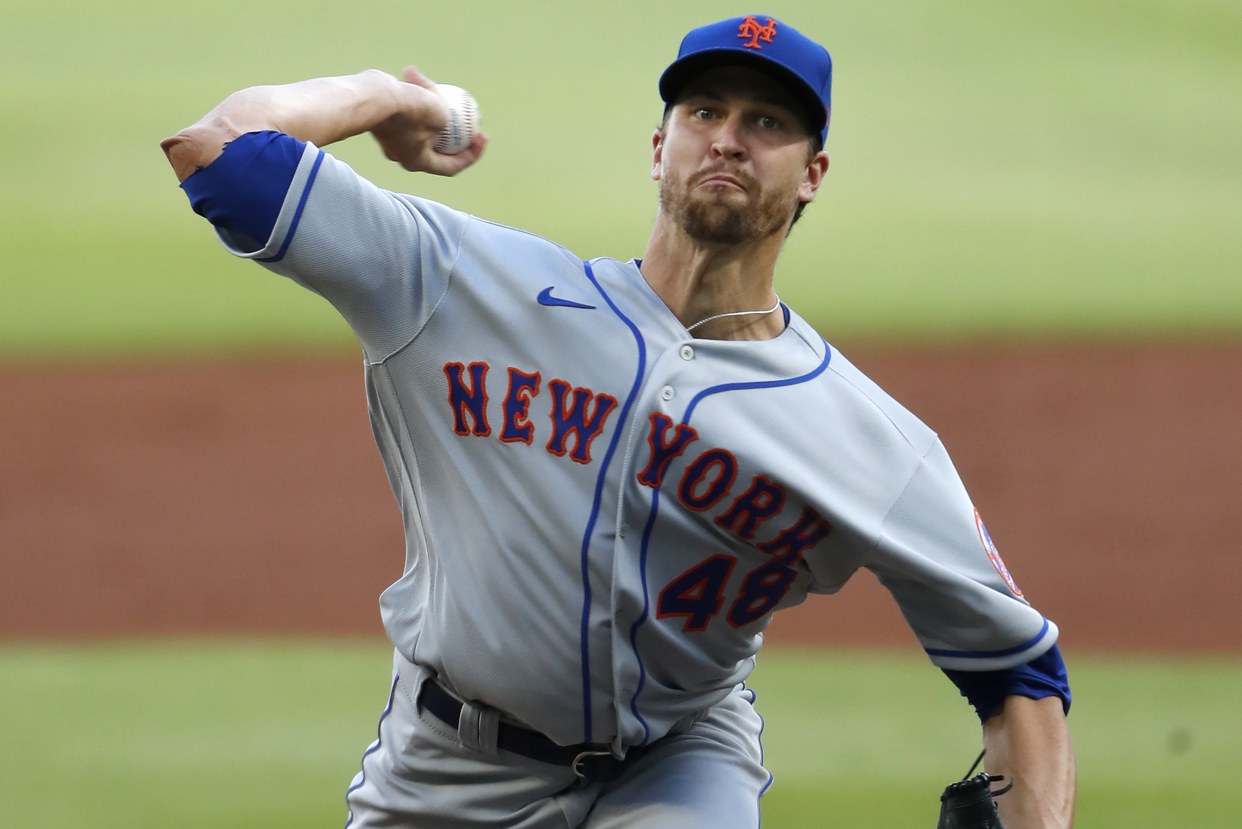 Back, not baby, cause for Jacob deGrom's early exit from Mets' home opening  win against Phillies – New York Daily News