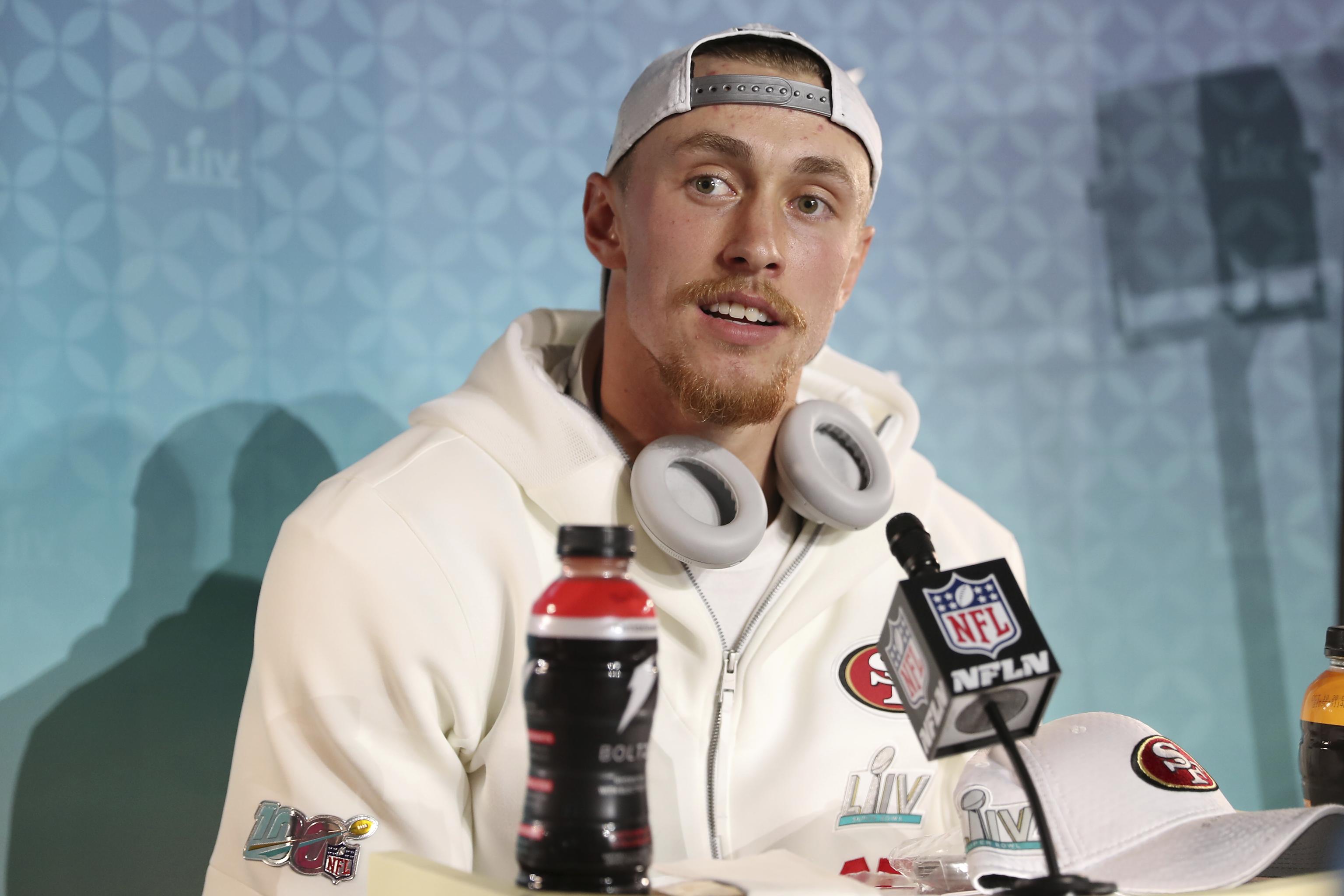 WWE legend Ric Flair surprises 49ers TE George Kittle to congratulate him  on contract extension 