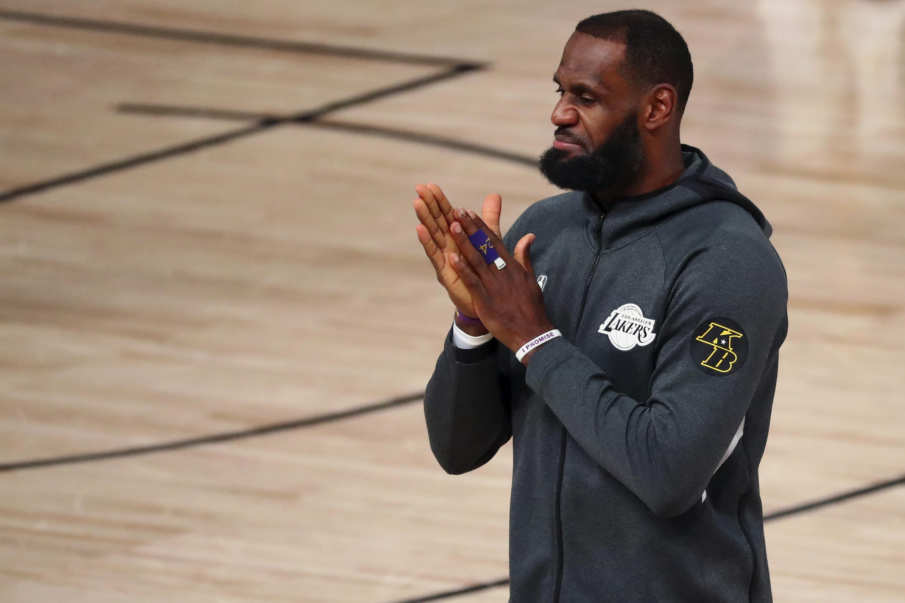 LeBron James, Lakers Don Altered MAGA Hats In Playoff Game To