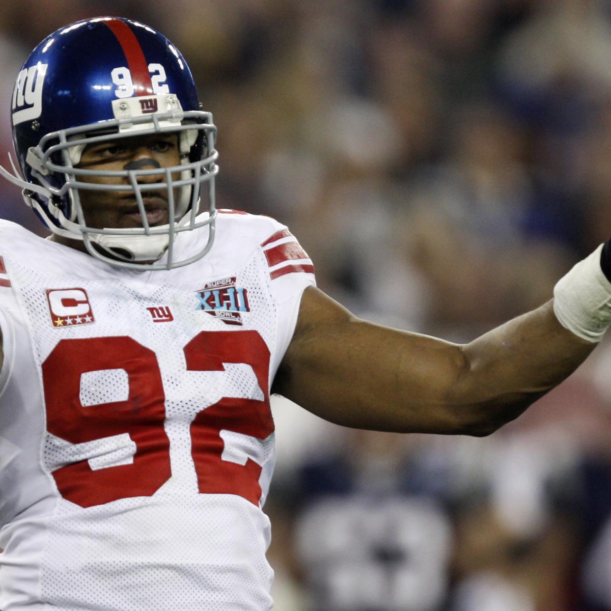 Michael Strahan Jersey Pulled from Auction Due to Dispute over Authenticity | Bleacher Report ...