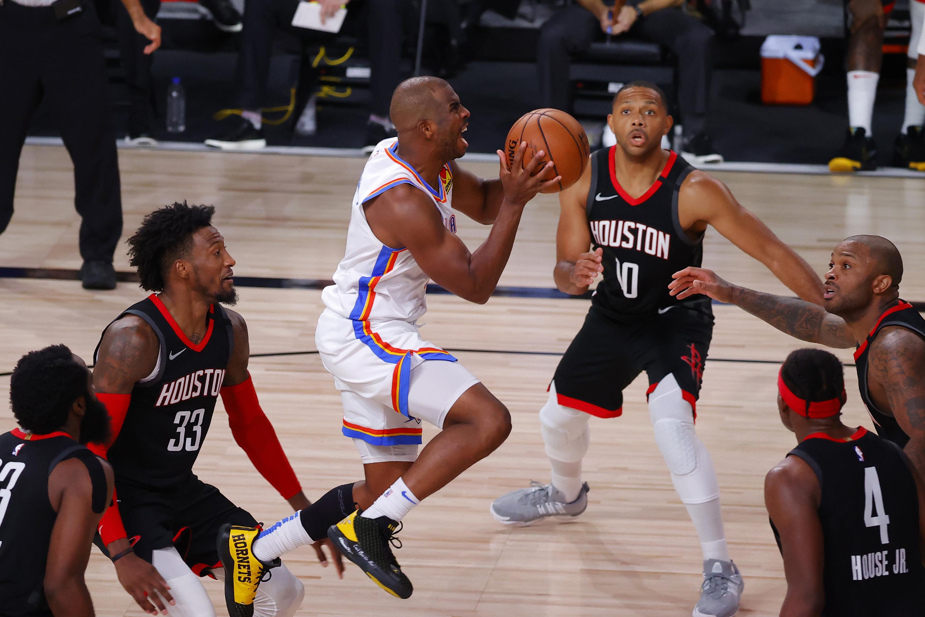 Chris Paul, Thunder Rally to Beat James Harden, Rockets in Game 4 to Even Series | Bleacher Report | Latest News, Videos and Highlights