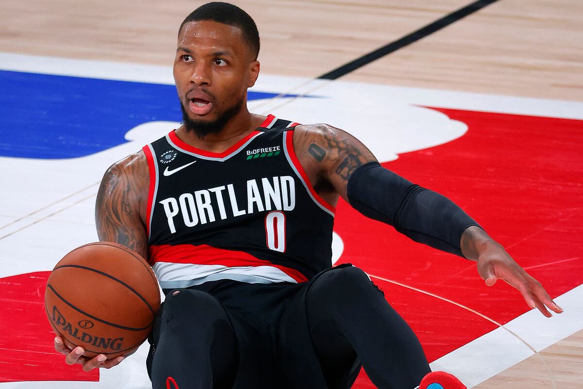 Damian Lillard's MRI on Knee Injury 'Inconclusive,' Will ...