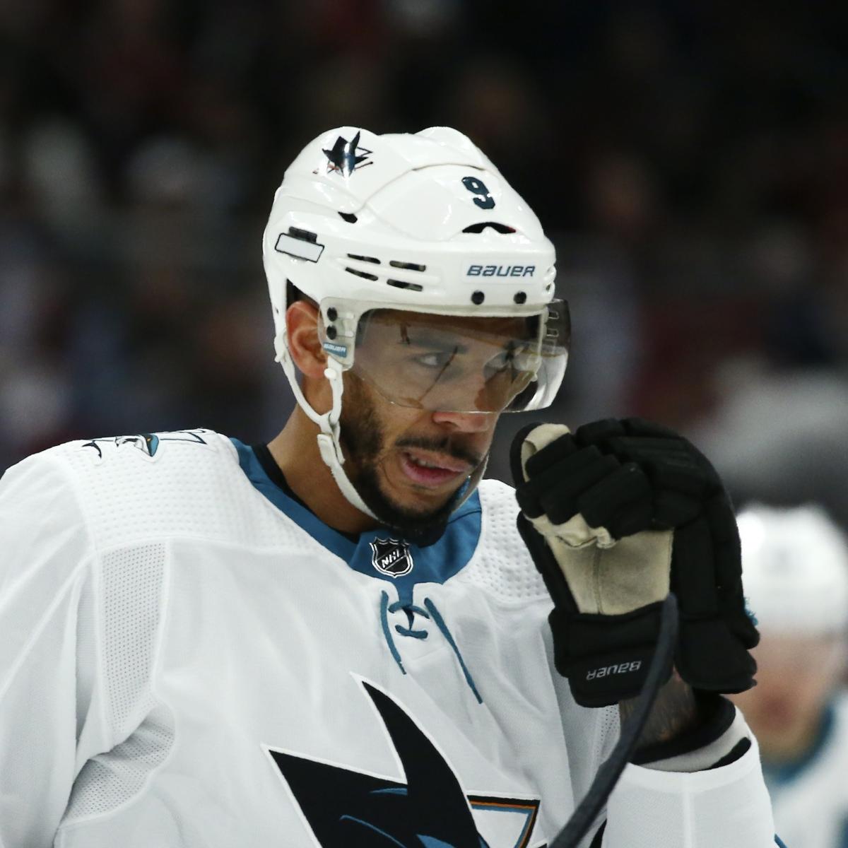 Sharks' Evander Kane: NHL's Lack of Action on Racism ...