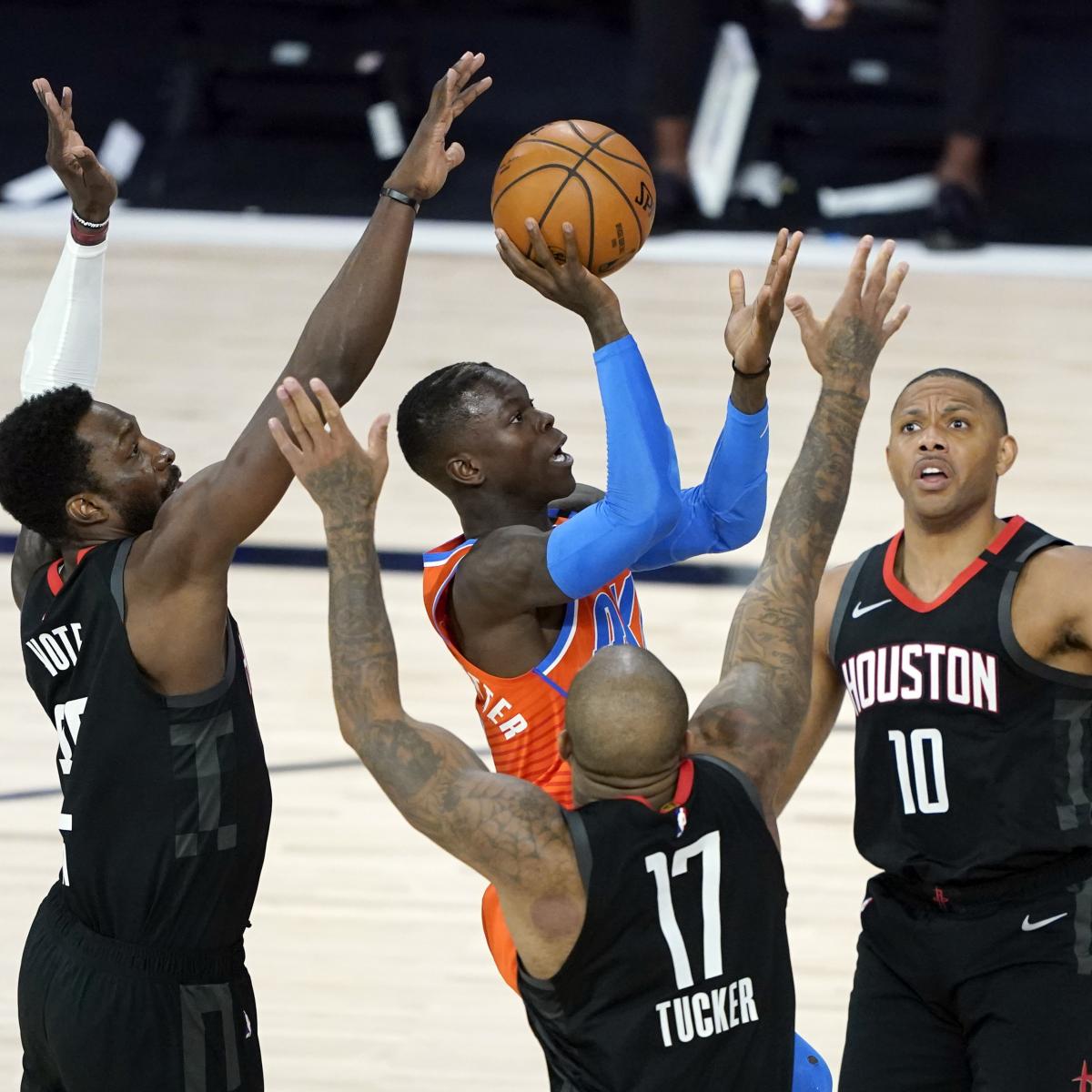 P.J. Tucker, Dennis Schroder Ejected After Thunder vs Rockets Game 5
