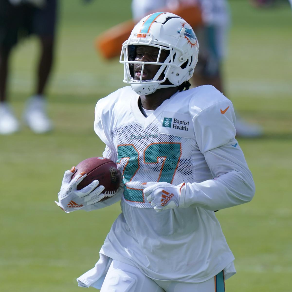 Report: Kalen Ballage's Trade to Jets from Dolphins off After Failed ...