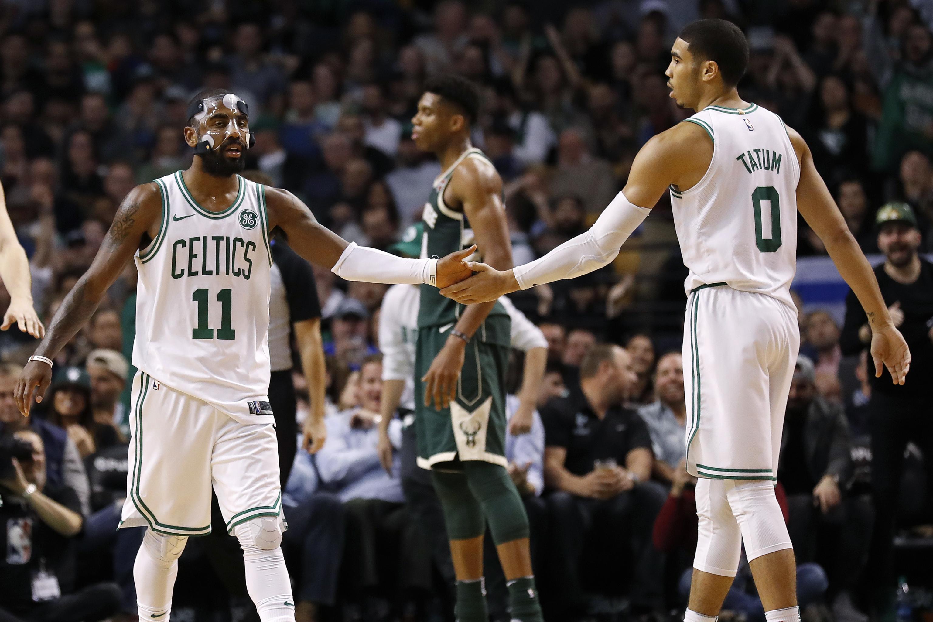 Jayson Tatum: 'I didn't even belong' in photo with Celtics legends