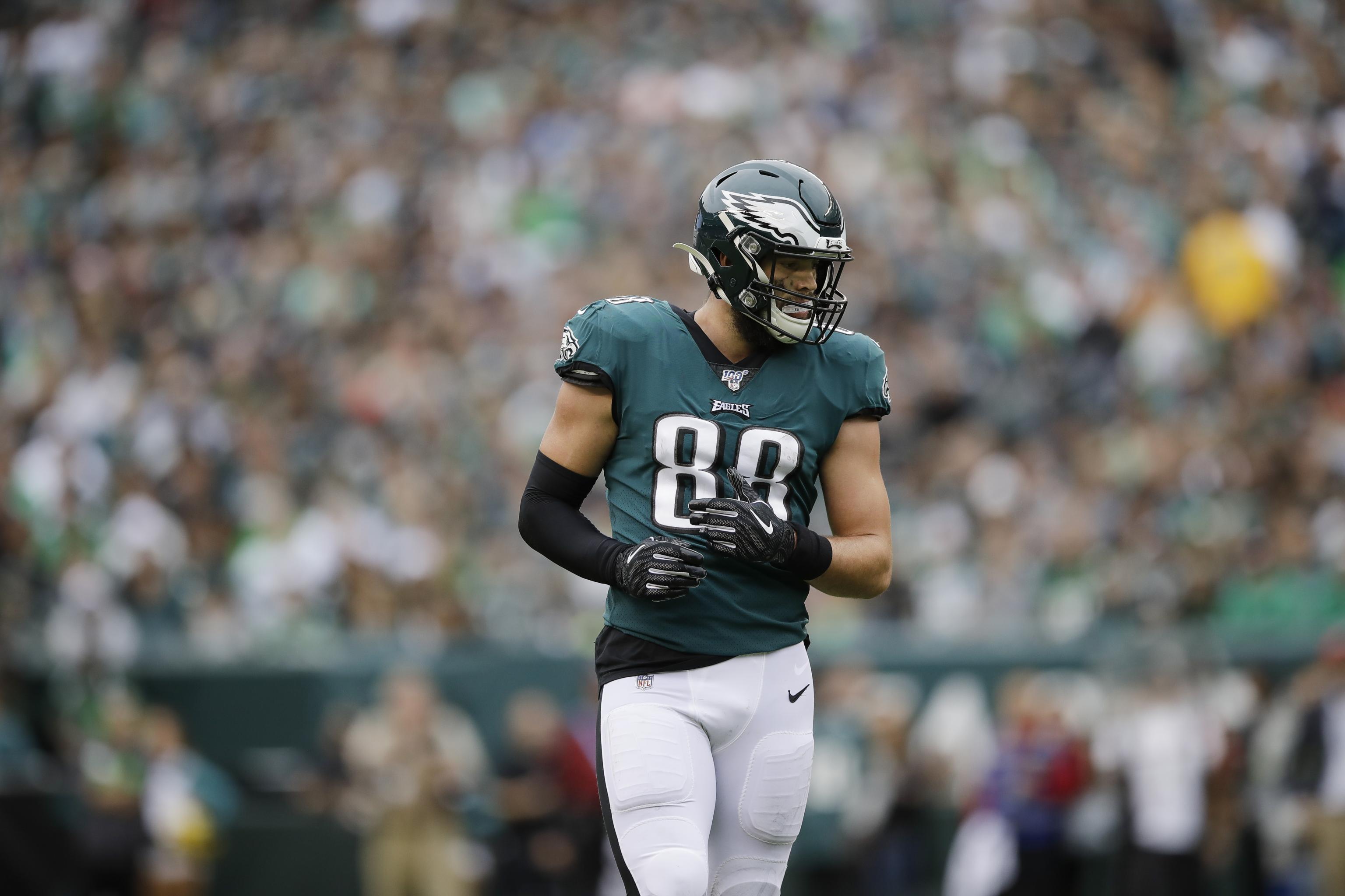 Eagles Tight End Dallas Goedert Ruled Out with Head Injury