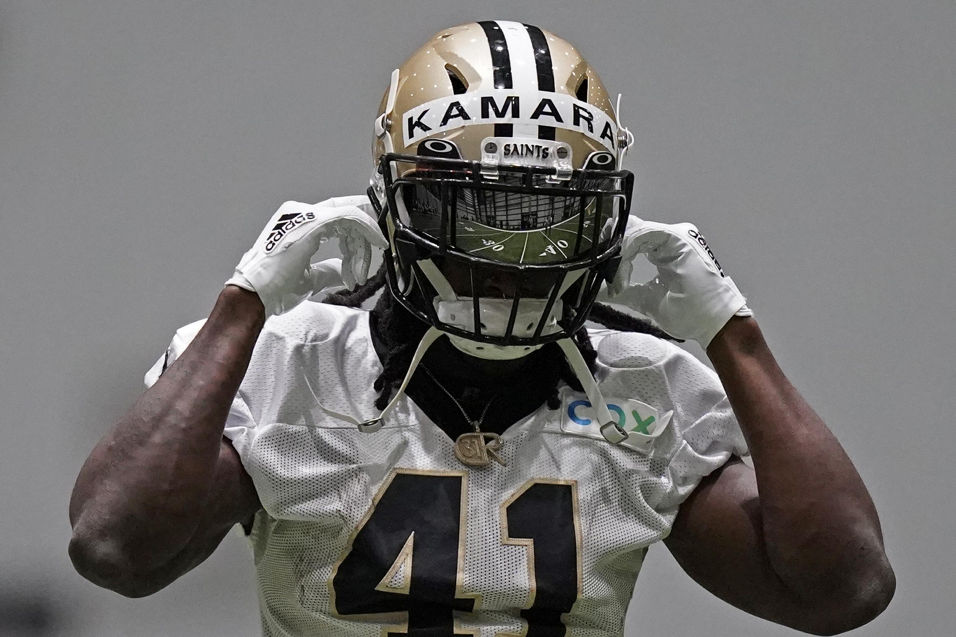 Saints' Alvin Kamara excused from practice to meet with NFL